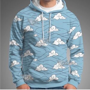 Demon Slayer Sakonji Urokodaki Blue Cosplay Hoodie